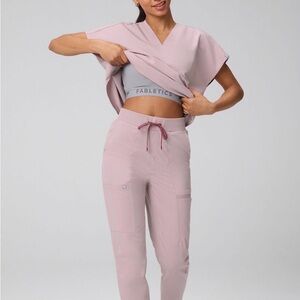 Fabletics Women's Built-in Bra Scrubs Set